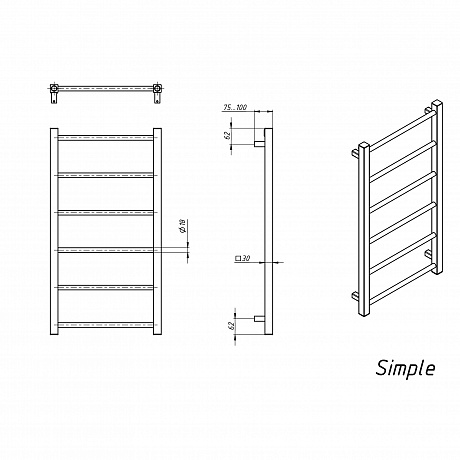 Grota Simple Simple 530x600 W