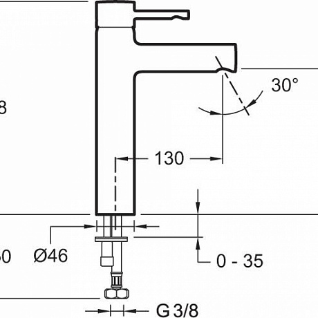 Jacob Delafon Cuff E98299-CP