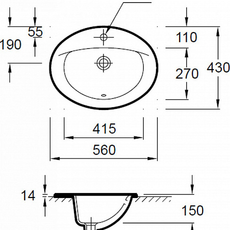 Jacob Delafon Patio E4155-00