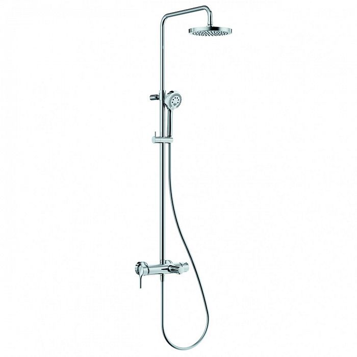 Душевая система со смесителем для ванны и душа Kludi Logo Dual Shower System