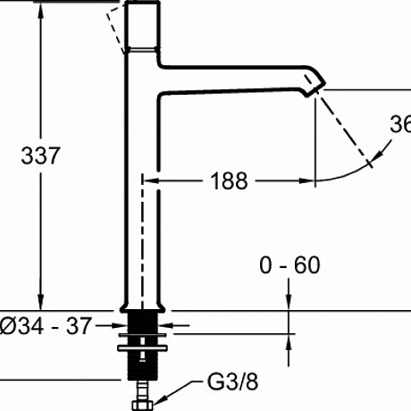 Jacob Delafon Rivoli E24168-BL