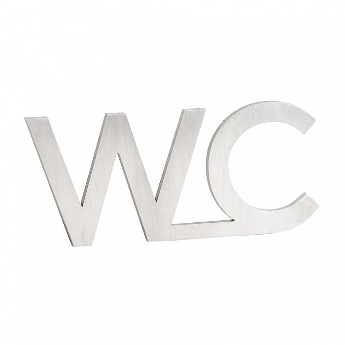 Табличка – WC, мат
