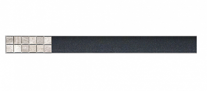 Решетка Alcaplast INSERT 950 для модулярного водоотводящего желоба APZ13, под плитку, нержавеющая сталь