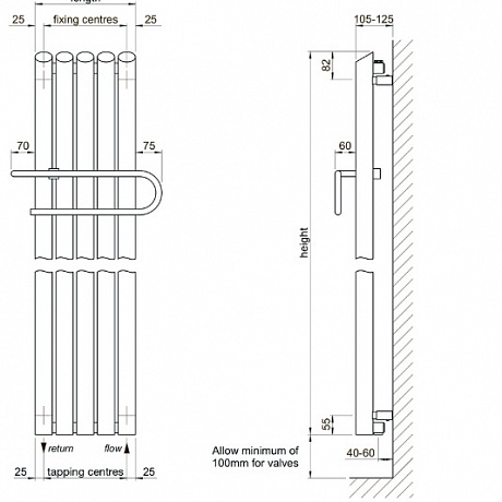 Grota Quill Quill 230x1500 W