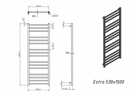 Grota Estro Estro 530X1500 Nm