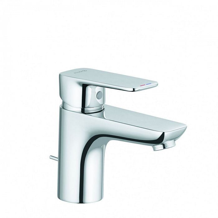 Однорычажный смеситель на умывальник Kludi Pure&Style 75, c донным клапаном