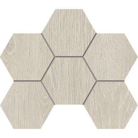 Estima Kraft Wood Mosaic/KW00_NR/25x28,5x10/Hexagon