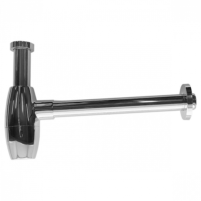Сифон для раковины AZARIO G 1 1/4, без выпуска, бочонок, латунь, хром (AZ-115-CHR)