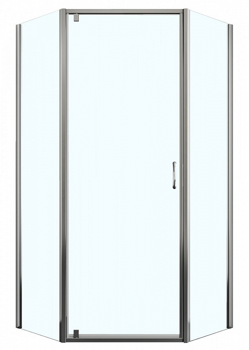 Душевое ограждение Azario DALLAS 90х90х200 хром, 5мм прозрачное стекло (AZ-112P 90х90)