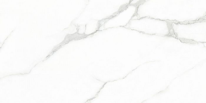 Плитка керамогранитная Azario White Cararra 60x120 Glossy
