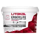 Двухкомпонентный затирочный состав Litokol EPOXYELITE E.07 Черный кофе, 1 кг