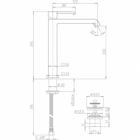 Paini Q 19CR211LLESR