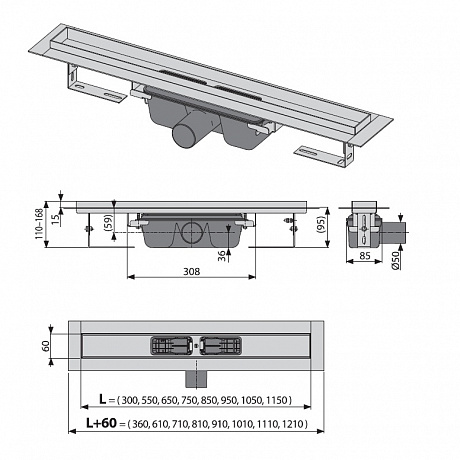 Alcadrain APZ6 APZ6-750