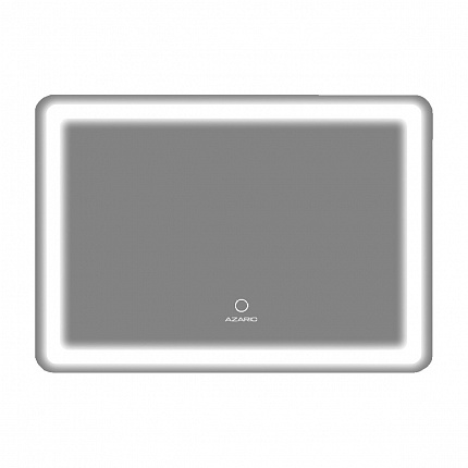 Зеркало AZARIO Dallas 1000х700 с подсветкой, сенсорный выключатель с функцией диммера (AZ-Z-044CS)