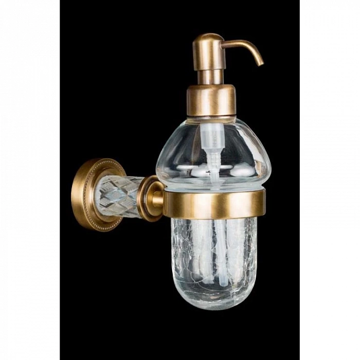 10912-CRST-BR Дозатор Boheme Murano Cristal 10912-CRST-BR