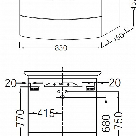 Jacob Delafon Presquile EB1104-V13