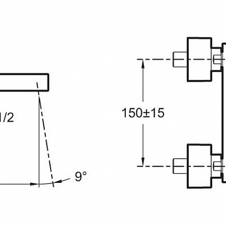 Jacob Delafon Strayt E9127-CP