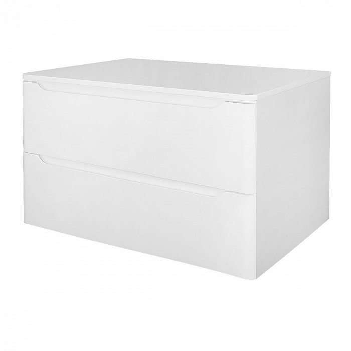Тумба Azario LOTOS 80/2 800х460х500 подвесная, без раковины, белый глянец (CS00084144)