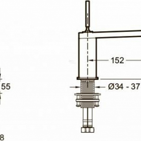 Jacob Delafon Composed E73158-TT