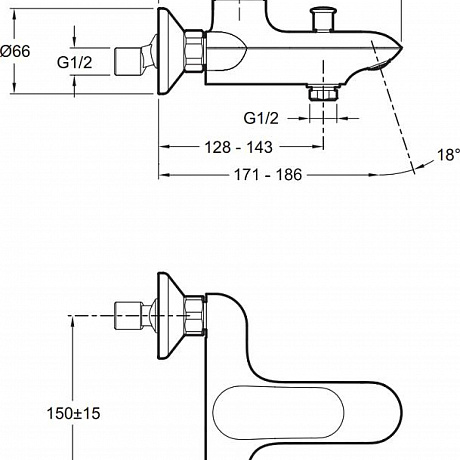 Jacob Delafon Kumin E99460-CP