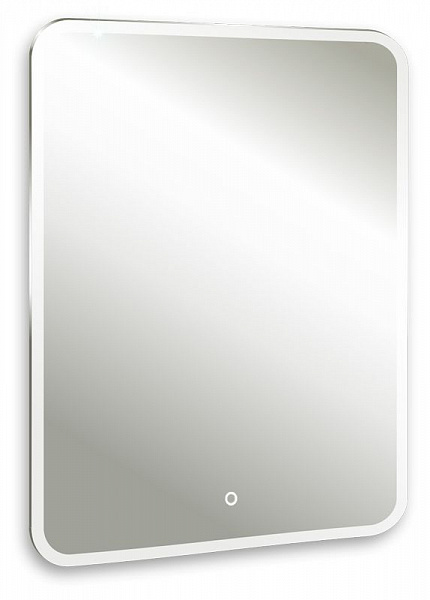 Зеркало AZARIO Стив-4 685х915 c подсветкой и диммером, подсветка+часы (LED-00002316)