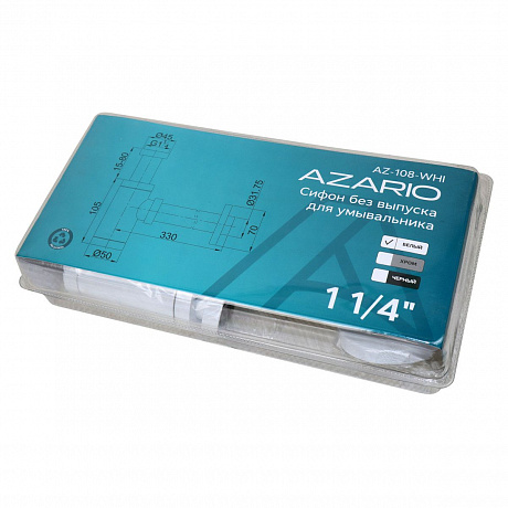 Azario (сантехника)  AZ-108-WHI